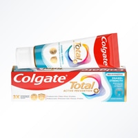 "Η οδοντόκρεμα Colgate Total Active Prevention + Enamel Strength είναι κλινικά αποδεδειγμένη & προλαμβάνει ενεργά πολλά προβλήματα στοματικής υγείας με 24ωρη αντιβακτηριακή προστασία*.