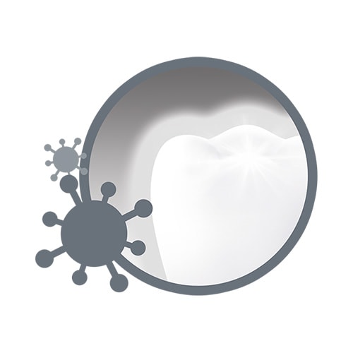 Αποτελεσματική μείωση των βακτηρίων σε δόντια, γλώσσα, μάγουλα και ούλα