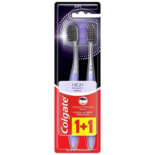 Οδοντόβουρτσα Colgate High Density Charcoal x2