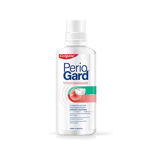 Packshot of PerioGard Gum Care Fresh Breath mouthwash