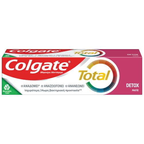 Οδοντόκρεμα Colgate Total<sup>®</sup> Detox